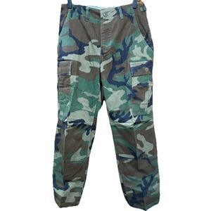 US Army Camo‎ Cargo Pants Small/XShort Woodland Camo EUC ( See Pics For Sizing)